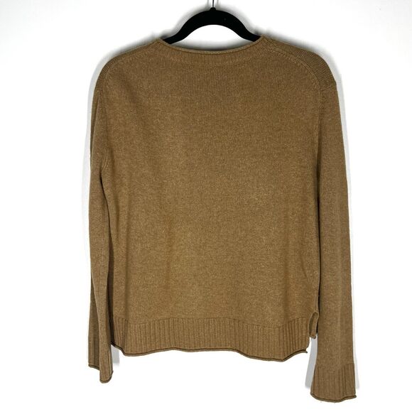 Jenni Kayne Sz XS Everyday Sweater camel wool blend Crewneck - Picture 5 of 11